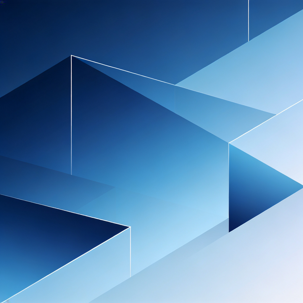蓝色几何背景